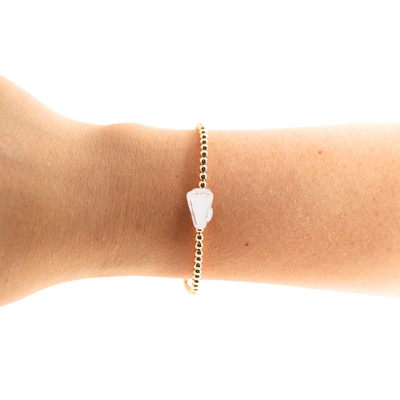 Beaded Blondes Megaphone Cheer Bracelet-Bracelets-Beaded Blondes-Market Street Nest, Fashionable Clothing, Shoes and Home Décor Located in Mabank, TX