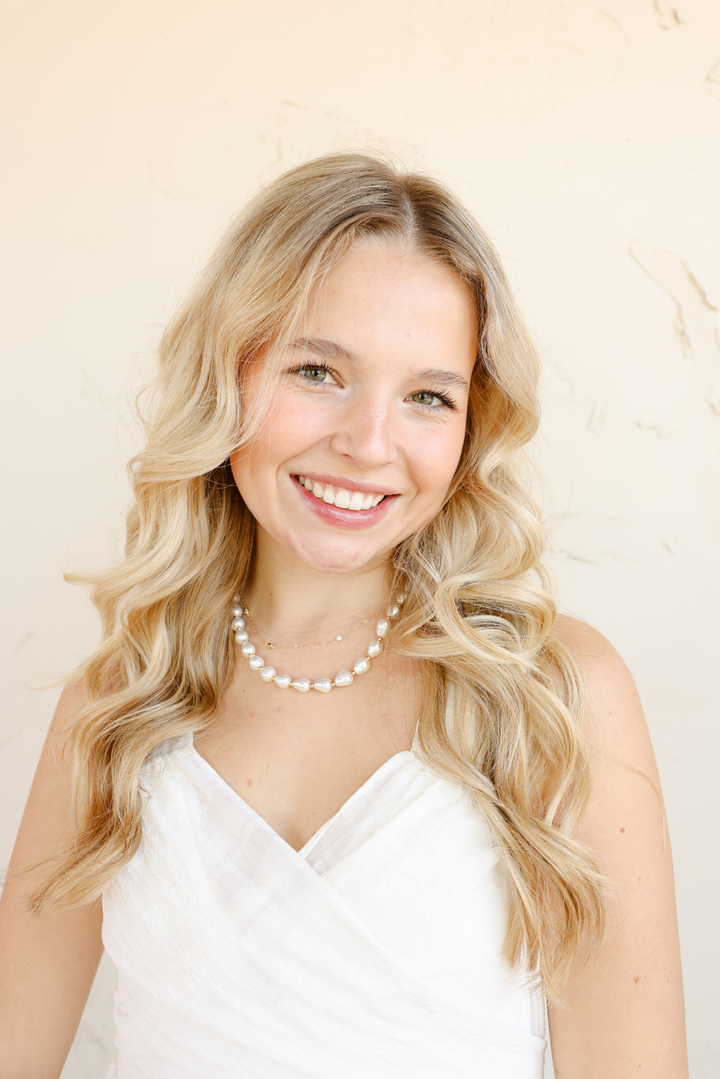Saylor Pearl Necklace in Gold-Beaded Blondes-Market Street Nest, Fashionable Clothing, Shoes and Home Décor Located in Mabank, TX