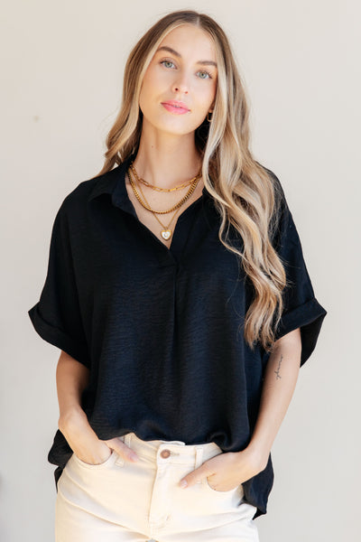 Because I Said So Dolman Sleeve Top in Black-Womens-Ave Shops-Market Street Nest, Fashionable Clothing, Shoes and Home Décor Located in Mabank, TX