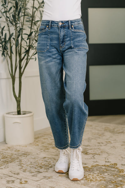 Bella High Waist Soft Barrel Stitch Thru Pocket-Womens-Ave Shops-Market Street Nest, Fashionable Clothing, Shoes and Home Décor Located in Mabank, TX
