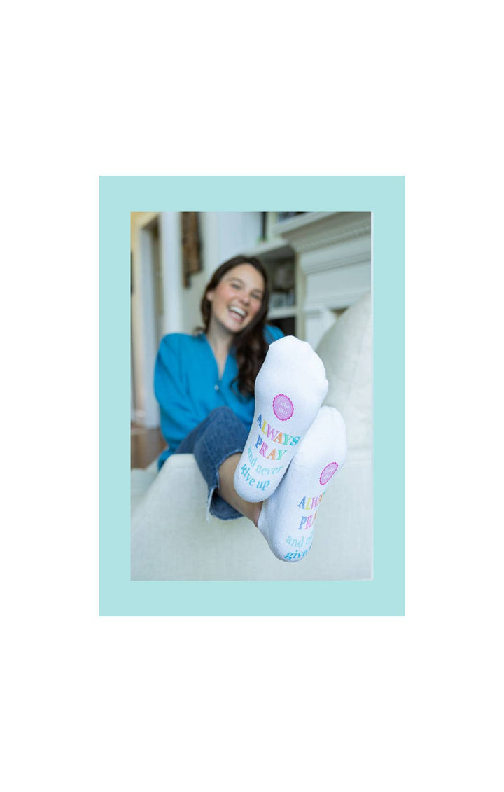 Bible Verse Socks: Joshua 24:15 as for me &amp; my house-Standing on the Word-Market Street Nest, Fashionable Clothing, Shoes and Home Décor Located in Mabank, TX