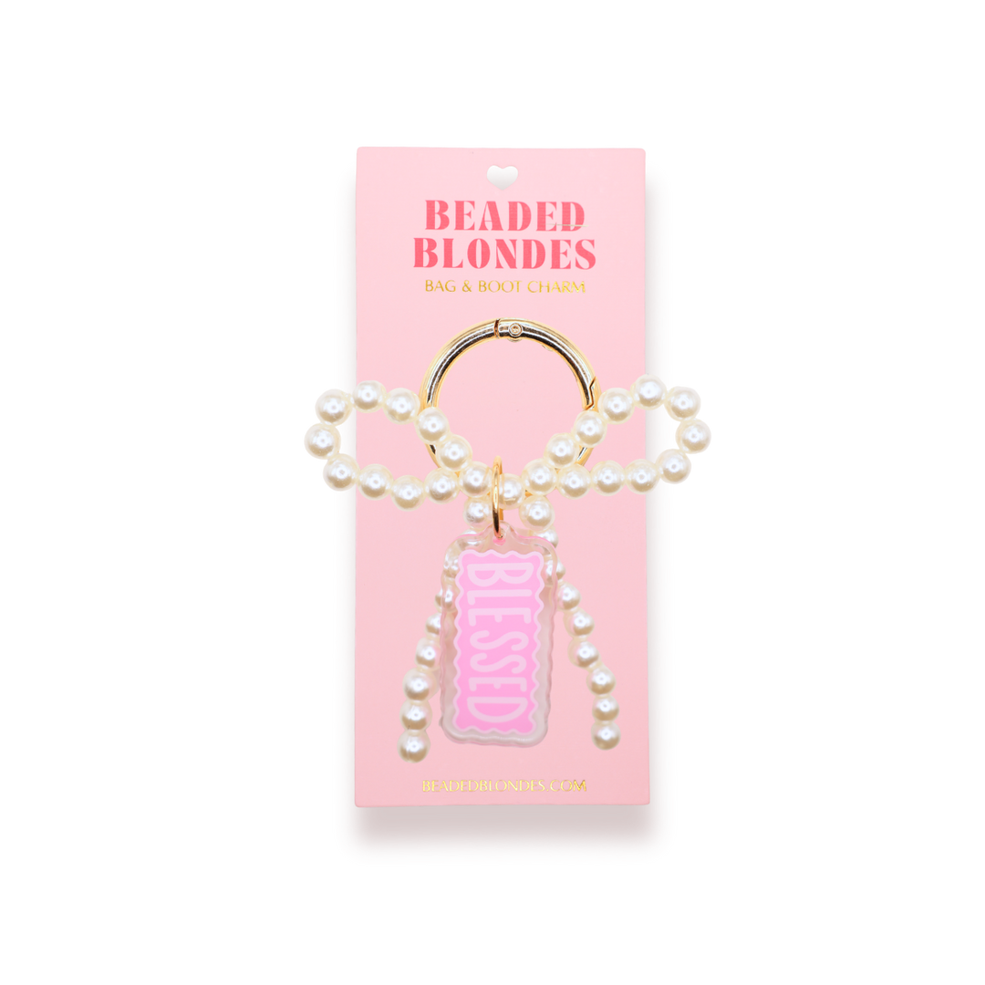 Blessed Bag & Boot Charm-Beaded Blondes-Market Street Nest, Fashionable Clothing, Shoes and Home Décor Located in Mabank, TX
