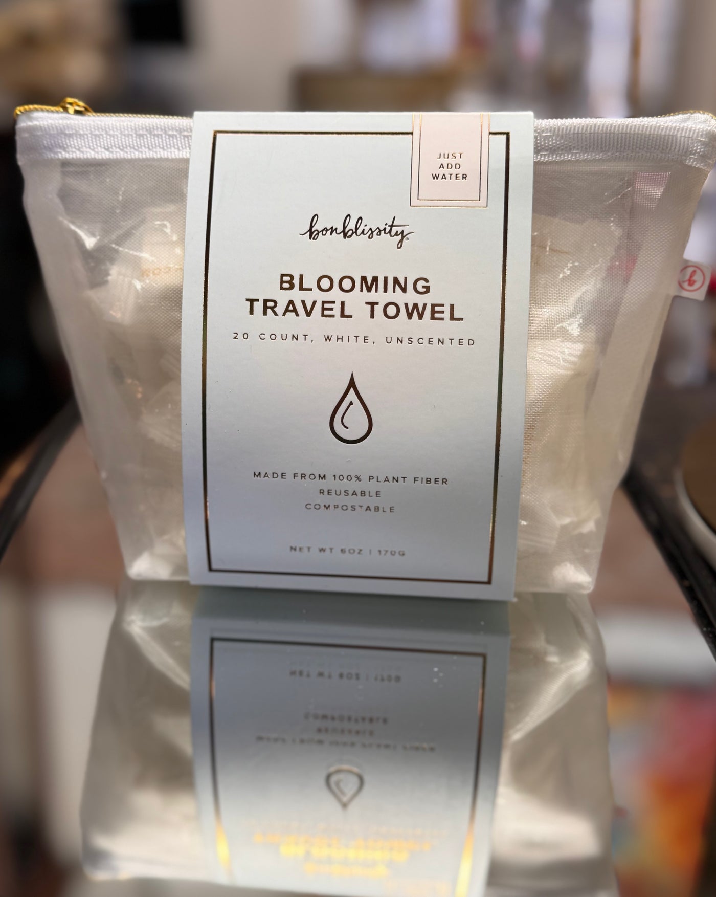 Blooming Travel Towel-Bath & Beauty-Bonblissity-Market Street Nest, Fashionable Clothing, Shoes and Home Décor Located in Mabank, TX