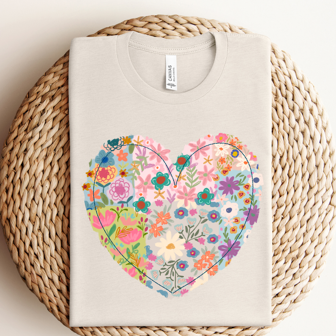Boho Heart Graphic Tee-Willow Poppy-Market Street Nest, Fashionable Clothing, Shoes and Home Décor Located in Mabank, TX