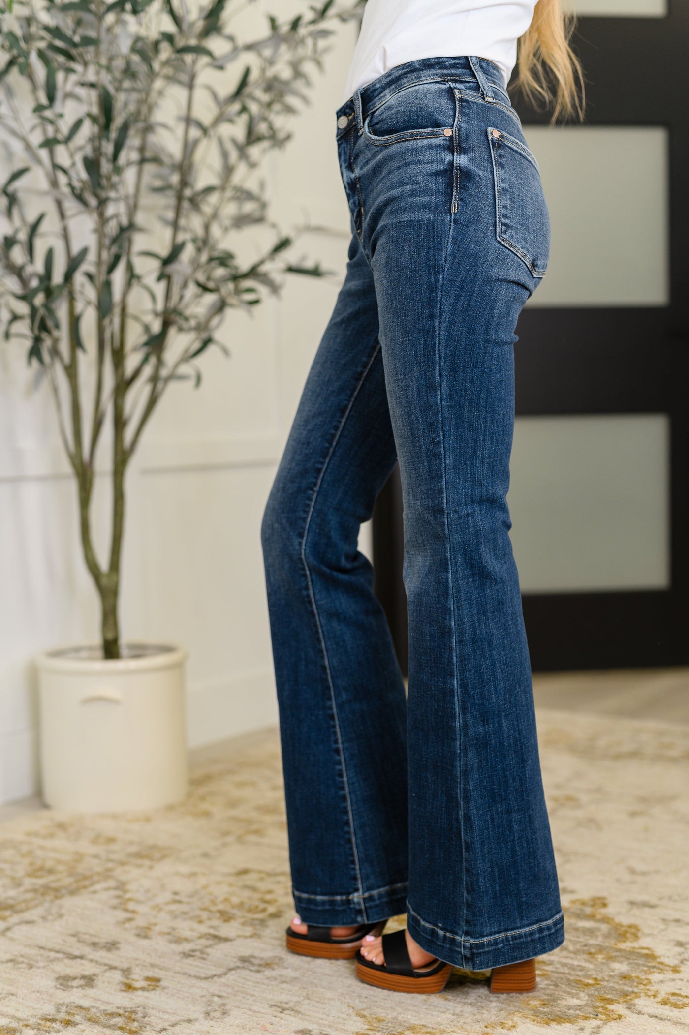 Bonnie High Waist Trouser Flare-Womens-Ave Shops-Market Street Nest, Fashionable Clothing, Shoes and Home Décor Located in Mabank, TX