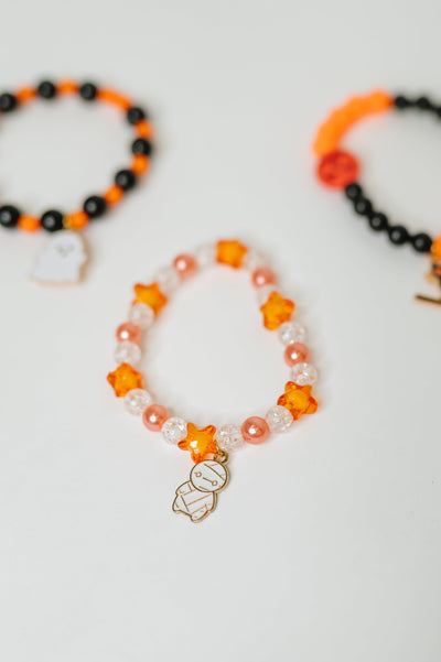 Boo Crew Elastic Beaded Bracelet Stack-Womens-Ave Shops-Market Street Nest, Fashionable Clothing, Shoes and Home Décor Located in Mabank, TX
