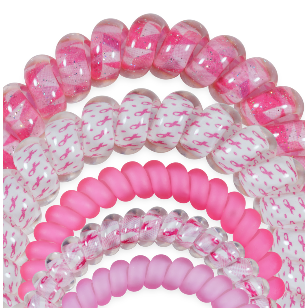 Breast Cancer Awareness | Mix Pack | Hair Ties-TELETIES-Market Street Nest, Fashionable Clothing, Shoes and Home Décor Located in Mabank, TX