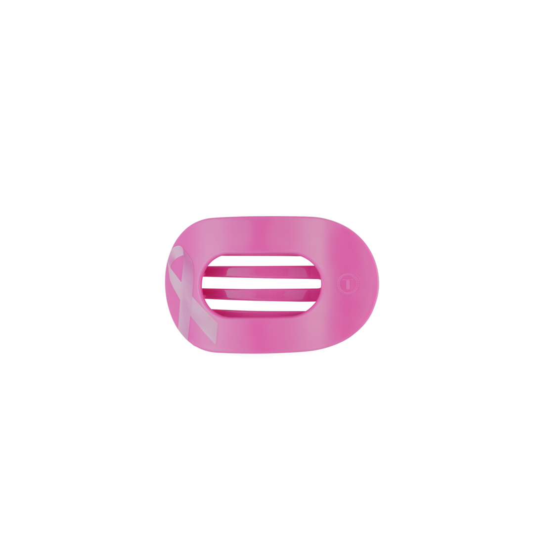 Breast Cancer Awareness | Tiny | Flat Round Hair Clip-TELETIES-Market Street Nest, Fashionable Clothing, Shoes and Home Décor Located in Mabank, TX