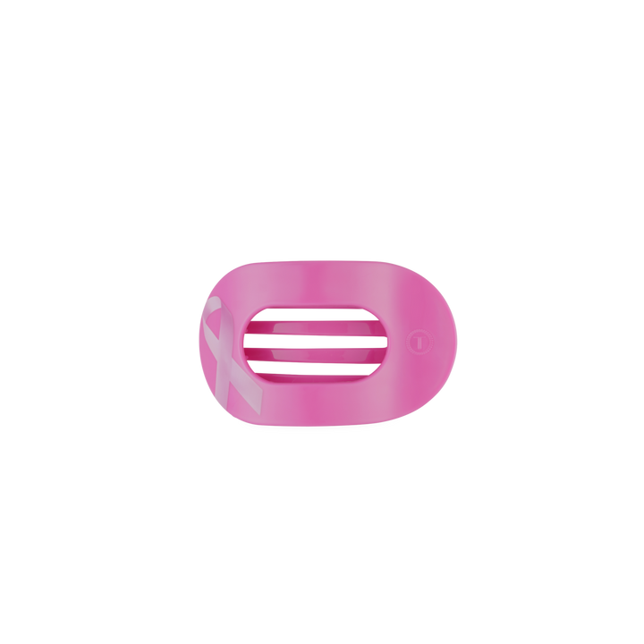 Breast Cancer Awareness | Tiny | Flat Round Hair Clip-TELETIES-Market Street Nest, Fashionable Clothing, Shoes and Home Décor Located in Mabank, TX