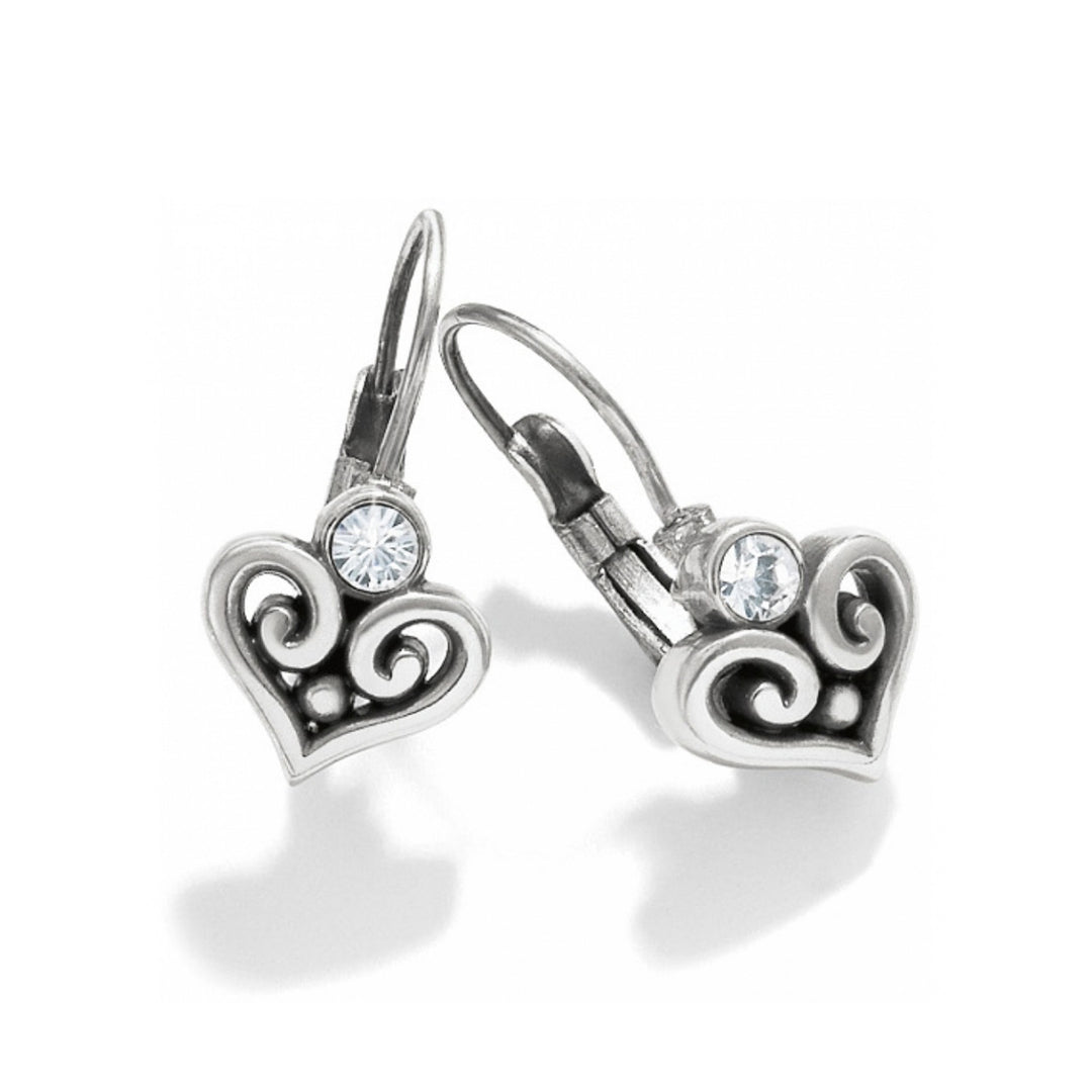 Alcazar Heart Leverback Earrings-Earrings-Brighton-Market Street Nest, Fashionable Clothing, Shoes and Home Décor Located in Mabank, TX