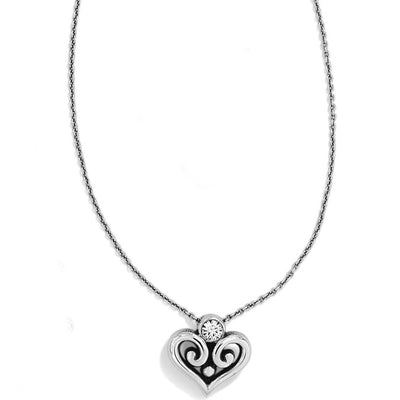 Alcazar Heart Necklace-Necklaces-Brighton-Market Street Nest, Fashionable Clothing, Shoes and Home Décor Located in Mabank, TX