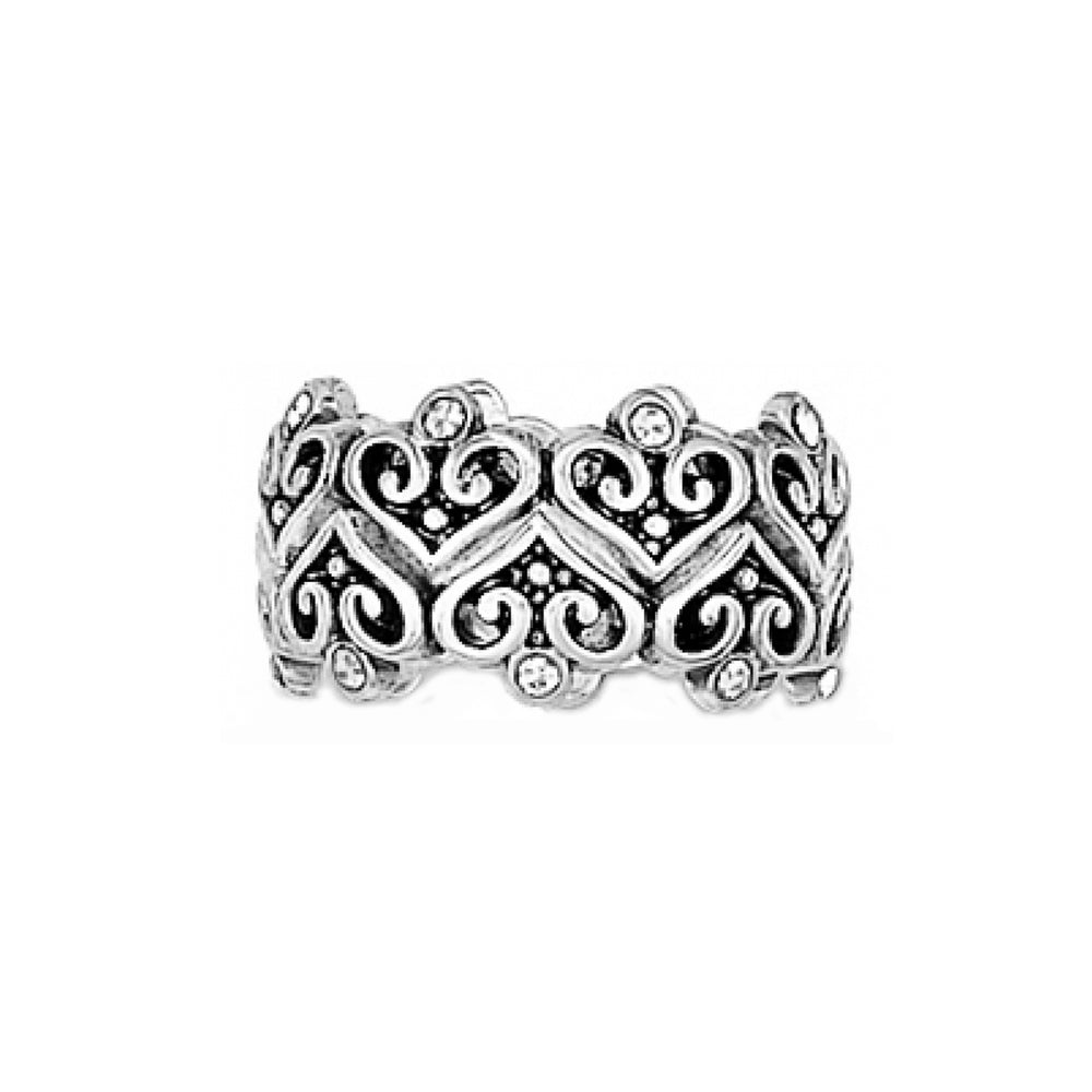 Brighton Alcazar Heart Ring-Rings-Brighton-Market Street Nest, Fashionable Clothing, Shoes and Home Décor Located in Mabank, TX