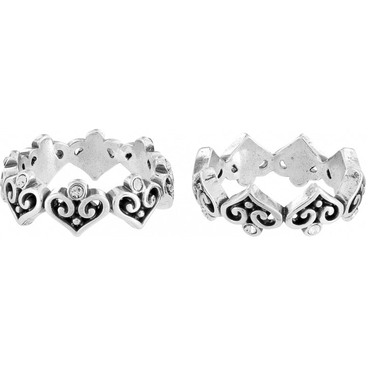 Brighton Alcazar Heart Ring-Rings-Brighton-Market Street Nest, Fashionable Clothing, Shoes and Home Décor Located in Mabank, TX