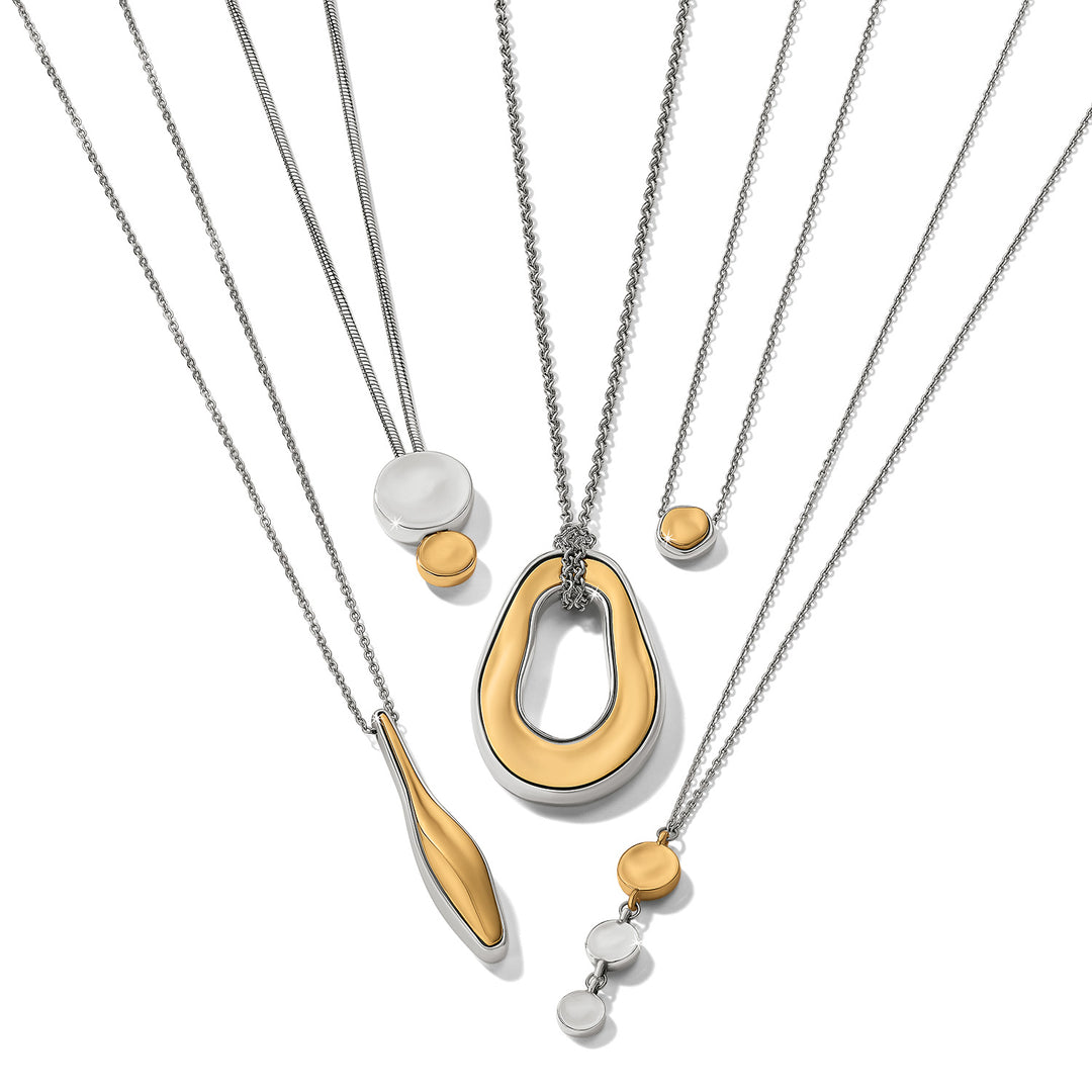 Brighton Cascade Drops Trio Necklace-01-Jewelry-Brighton-Market Street Nest, Fashionable Clothing, Shoes and Home Décor Located in Mabank, TX