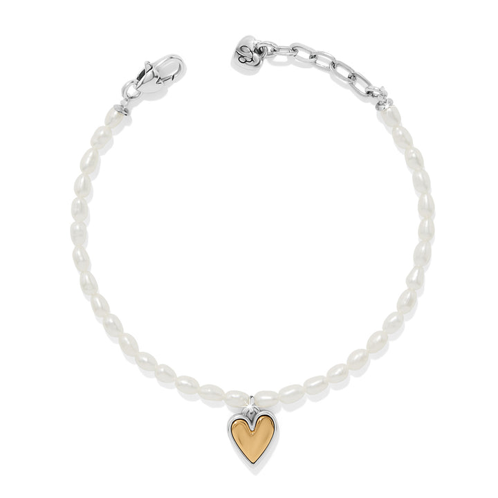 Brighton Cascade Embrace Pearl Heart Bracelet-Bracelets-Brighton-Market Street Nest, Fashionable Clothing, Shoes and Home Décor Located in Mabank, TX