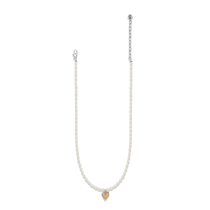 Brighton Cascade Embrace Pearl Heart Necklace-Necklaces-Brighton-Market Street Nest, Fashionable Clothing, Shoes and Home Décor Located in Mabank, TX