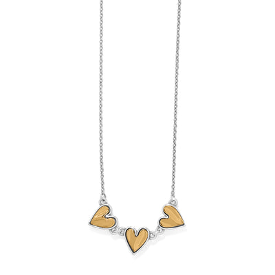 Brighton Cascade Heart Mini Necklace-Necklaces-Brighton-Market Street Nest, Fashionable Clothing, Shoes and Home Décor Located in Mabank, TX