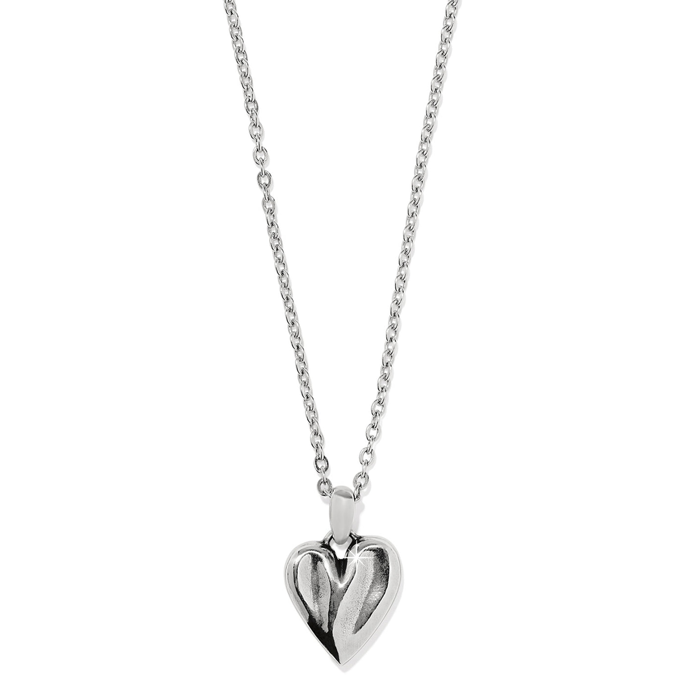 Cascade Heart Petite Necklace-Necklaces-Brighton-Market Street Nest, Fashionable Clothing, Shoes and Home Décor Located in Mabank, TX