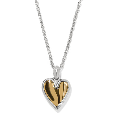 Cascade Heart Petite Necklace-Necklaces-Brighton-Market Street Nest, Fashionable Clothing, Shoes and Home Décor Located in Mabank, TX