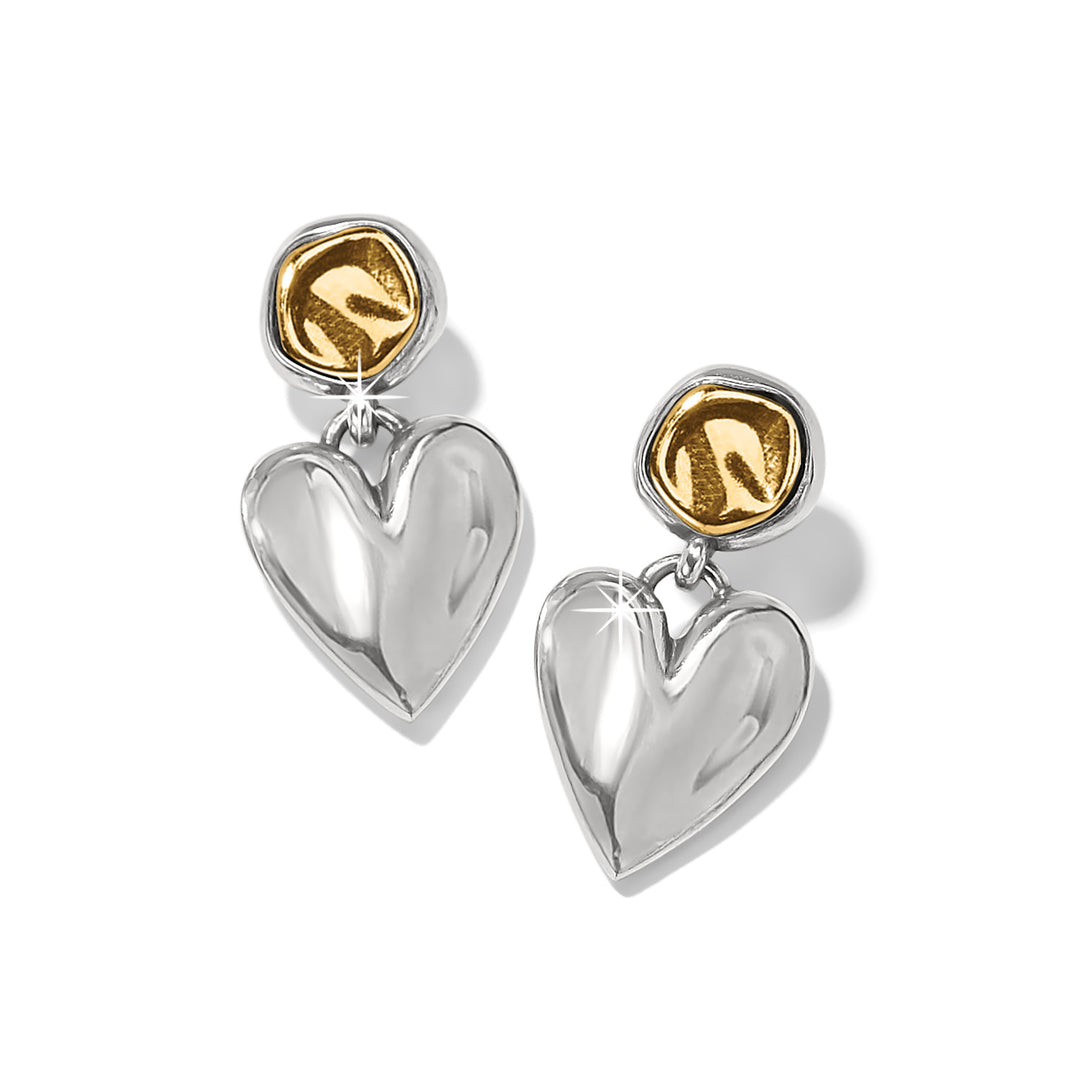 Brighton Cascade Heart Post Drop Earrings-Earrings-Brighton-Market Street Nest, Fashionable Clothing, Shoes and Home Décor Located in Mabank, TX