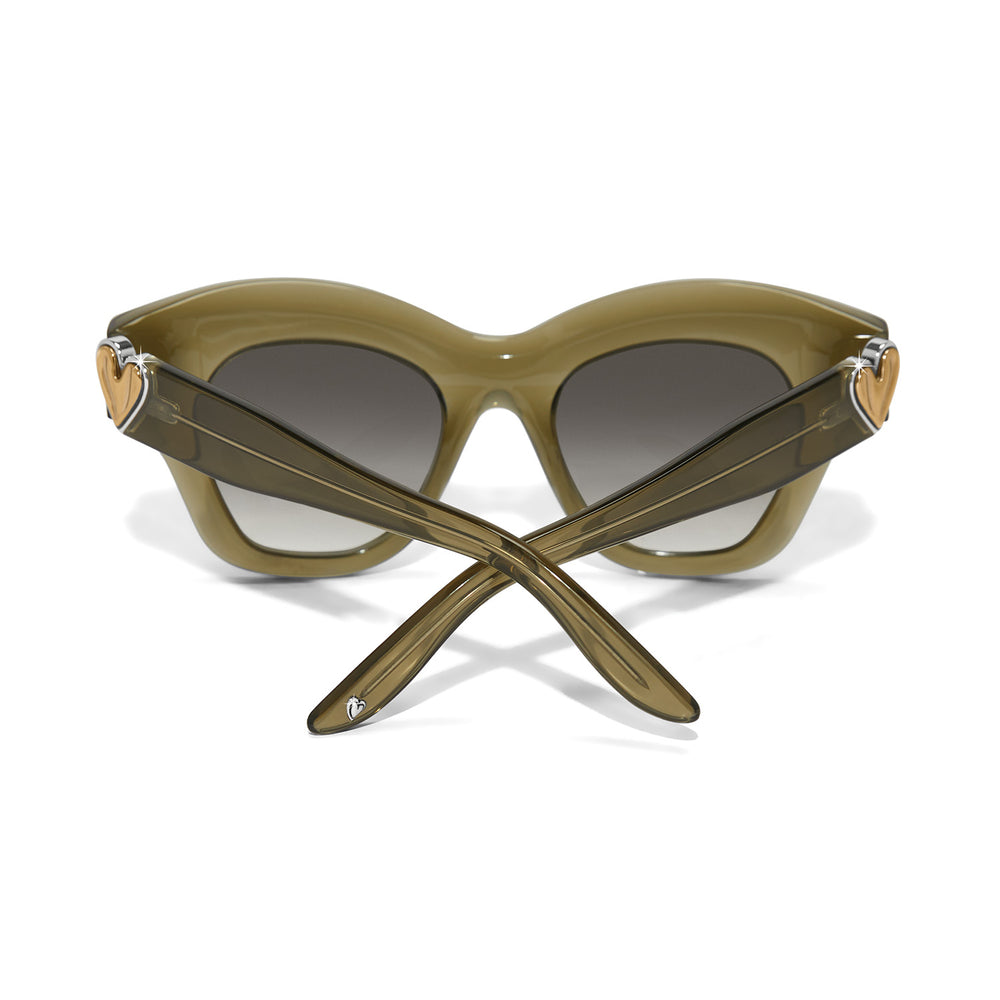 Brighton Cascade Heart Sunglasses in Sage Green-Accessories/MISC-Brighton-Market Street Nest, Fashionable Clothing, Shoes and Home Décor Located in Mabank, TX