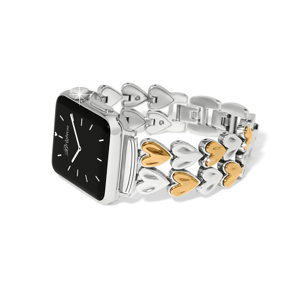 Brighton Cascade Heart Watch Band-Bracelet Watches-Brighton-Market Street Nest, Fashionable Clothing, Shoes and Home Décor Located in Mabank, TX
