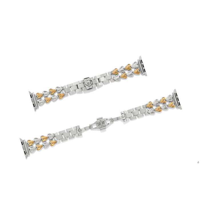 Brighton Cascade Heart Watch Band-Bracelet Watches-Brighton-Market Street Nest, Fashionable Clothing, Shoes and Home Décor Located in Mabank, TX