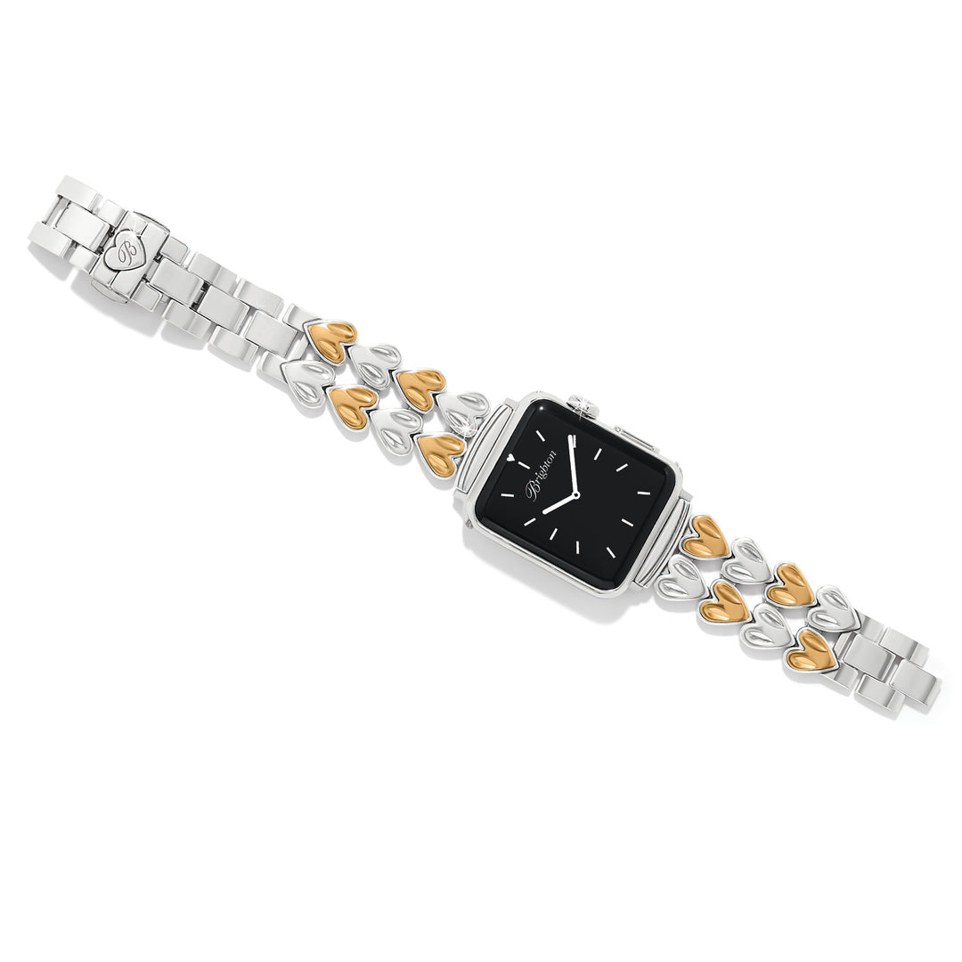 Brighton Cascade Heart Watch Band-Bracelet Watches-Brighton-Market Street Nest, Fashionable Clothing, Shoes and Home Décor Located in Mabank, TX