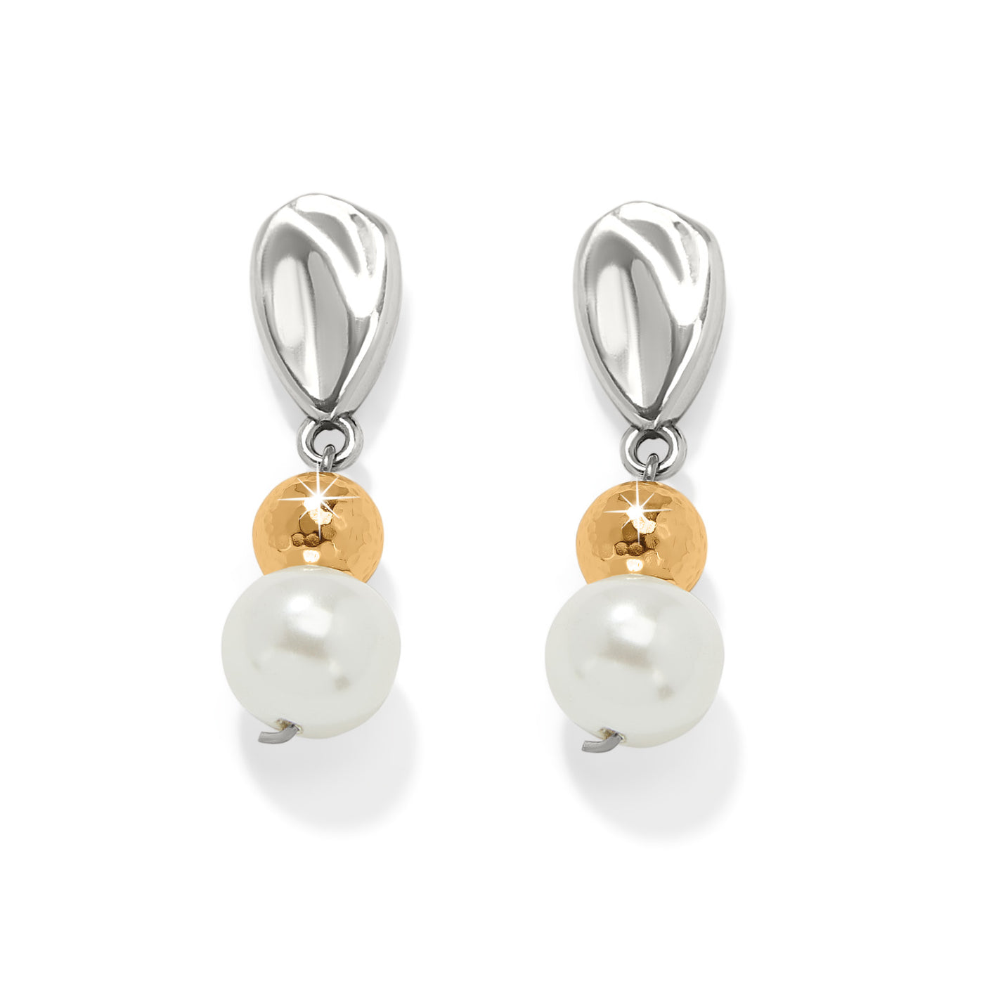 Brighton Cascade Unity Pearl Post Drop Earrings-Earrings-Brighton-Market Street Nest, Fashionable Clothing, Shoes and Home Décor Located in Mabank, TX