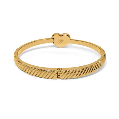 Brighton Celestia Heart Hinged Bangle-Bracelets-Brighton-Market Street Nest, Fashionable Clothing, Shoes and Home Décor Located in Mabank, TX