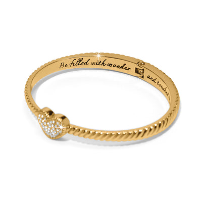 Brighton Celestia Heart Hinged Bangle-Bracelets-Brighton-Market Street Nest, Fashionable Clothing, Shoes and Home Décor Located in Mabank, TX