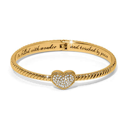 Brighton Celestia Heart Hinged Bangle-Bracelets-Brighton-Market Street Nest, Fashionable Clothing, Shoes and Home Décor Located in Mabank, TX