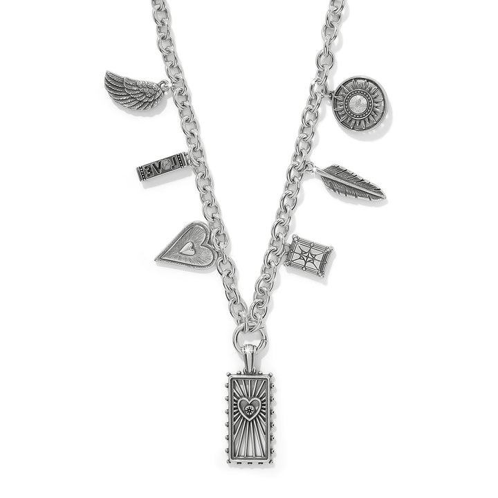 Brighton Celestia Love Charm Necklace-Necklaces-Brighton-Market Street Nest, Fashionable Clothing, Shoes and Home Décor Located in Mabank, TX