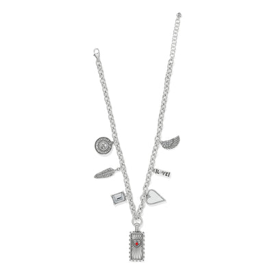 Brighton Celestia Love Charm Necklace-Necklaces-Brighton-Market Street Nest, Fashionable Clothing, Shoes and Home Décor Located in Mabank, TX