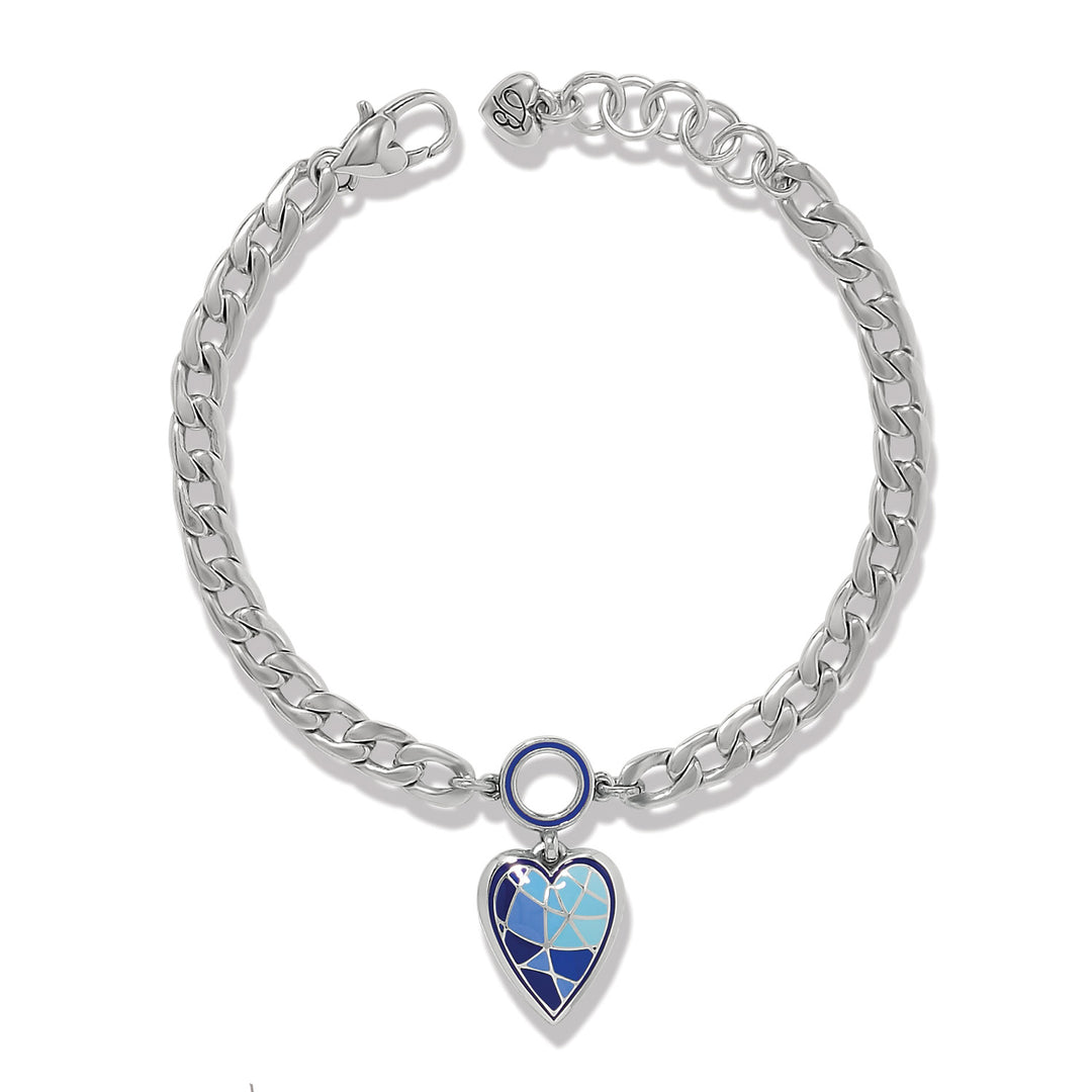 Brighton Colormix Heart Blues Bracelet-01-Jewelry-Brighton-Market Street Nest, Fashionable Clothing, Shoes and Home Décor Located in Mabank, TX