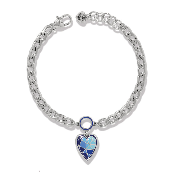 Brighton Colormix Heart Blues Bracelet-01-Jewelry-Brighton-Market Street Nest, Fashionable Clothing, Shoes and Home Décor Located in Mabank, TX