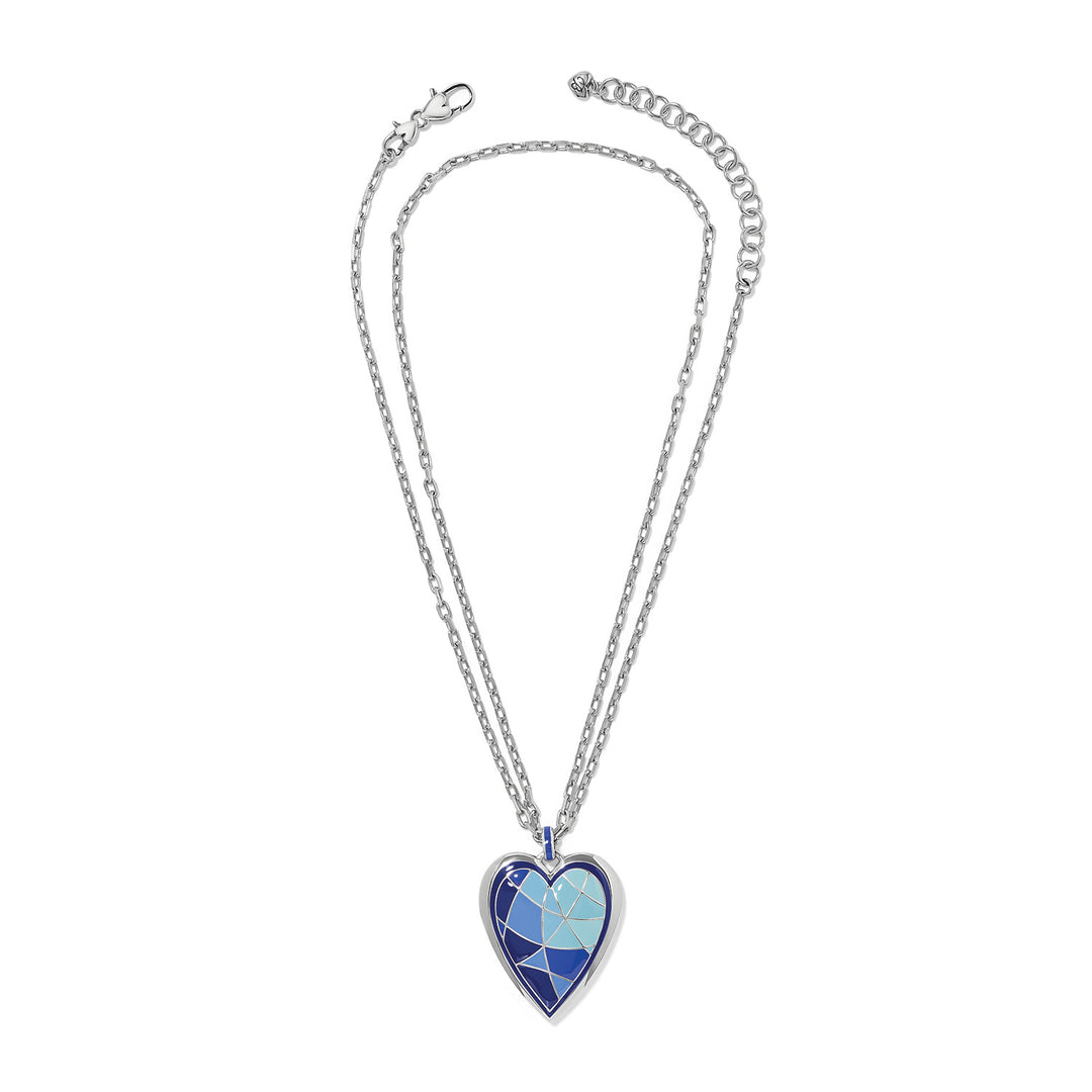 Brighton Colormix Heart Blues Convertible Necklace-01-Jewelry-Brighton-Market Street Nest, Fashionable Clothing, Shoes and Home Décor Located in Mabank, TX