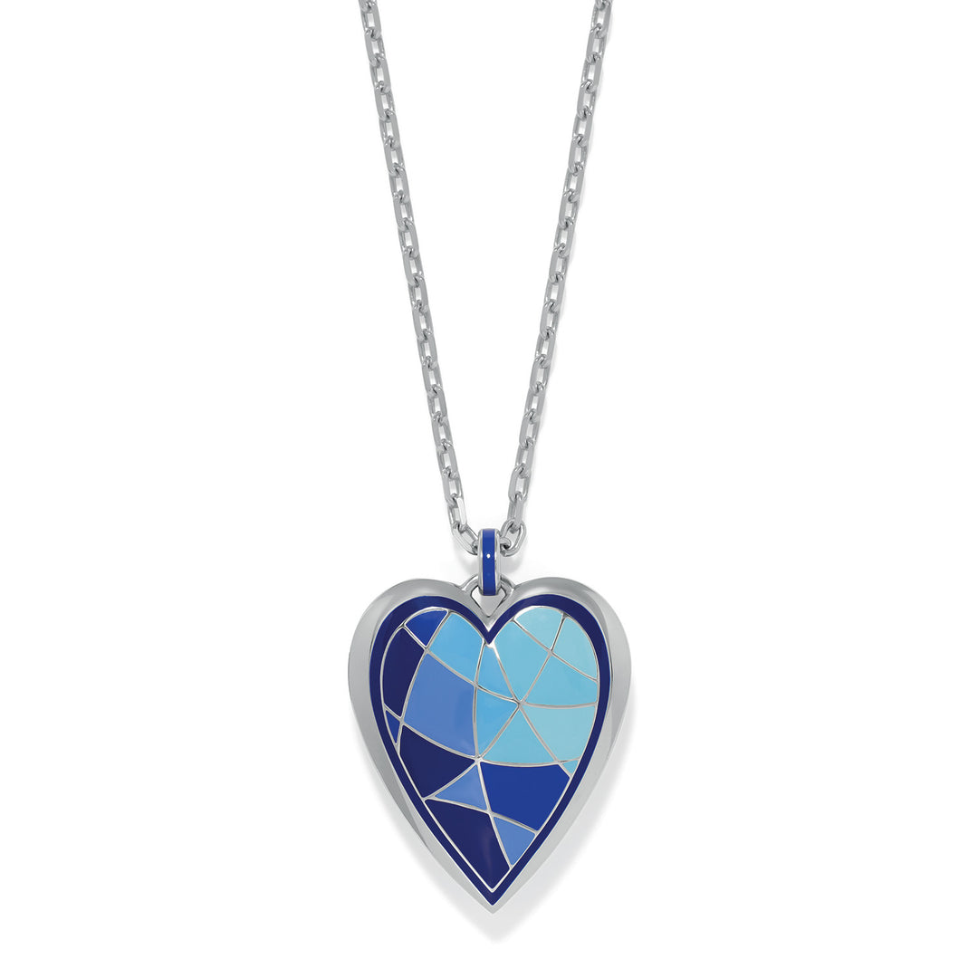 Brighton Colormix Heart Blues Convertible Necklace-01-Jewelry-Brighton-Market Street Nest, Fashionable Clothing, Shoes and Home Décor Located in Mabank, TX