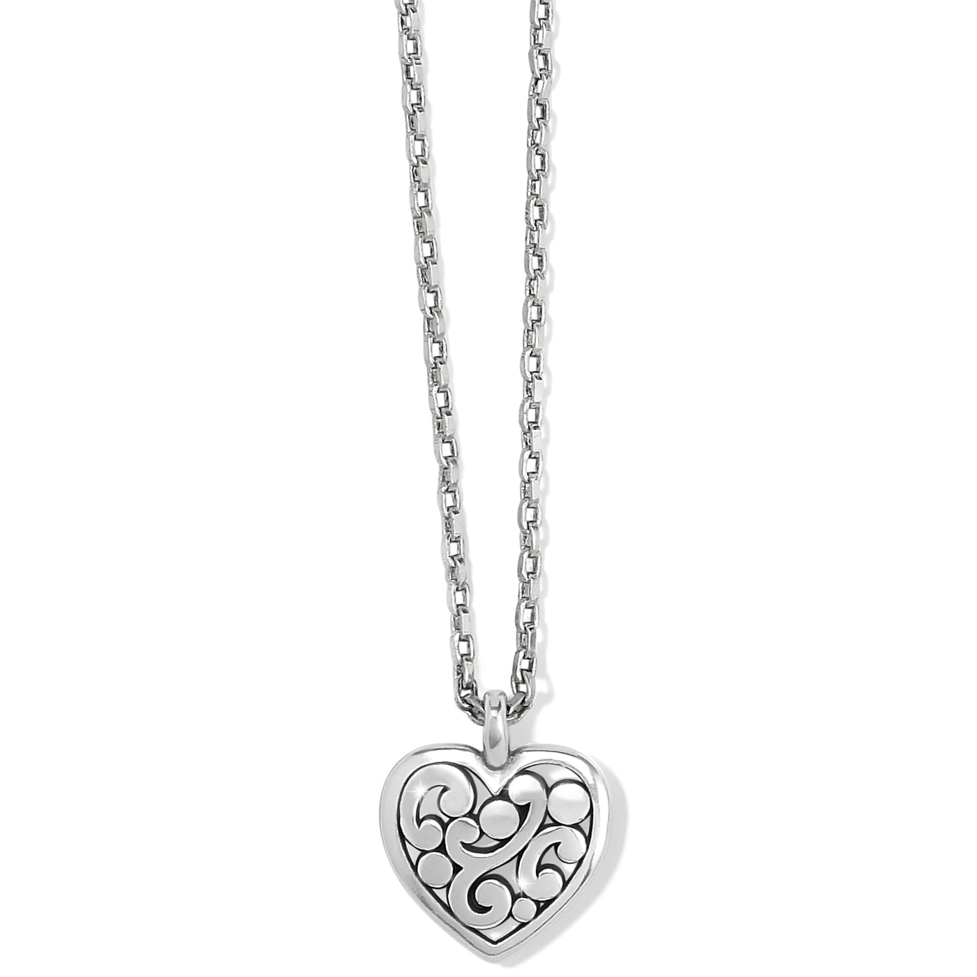 Brighton Contempo Heart Petite Necklace-Necklaces-Brighton-Market Street Nest, Fashionable Clothing, Shoes and Home Décor Located in Mabank, TX