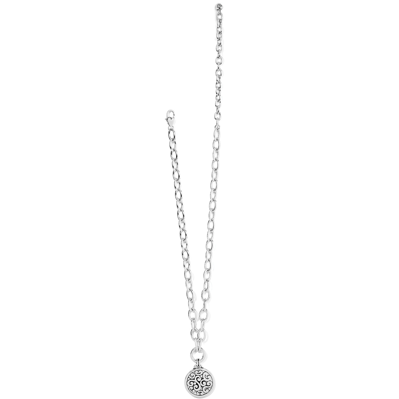 Contempo Medallion Charm Necklace-Necklaces-Brighton-Market Street Nest, Fashionable Clothing, Shoes and Home Décor Located in Mabank, TX