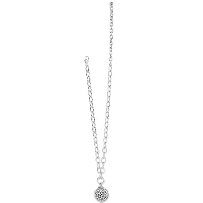 Contempo Medallion Charm Necklace-Necklaces-Brighton-Market Street Nest, Fashionable Clothing, Shoes and Home Décor Located in Mabank, TX