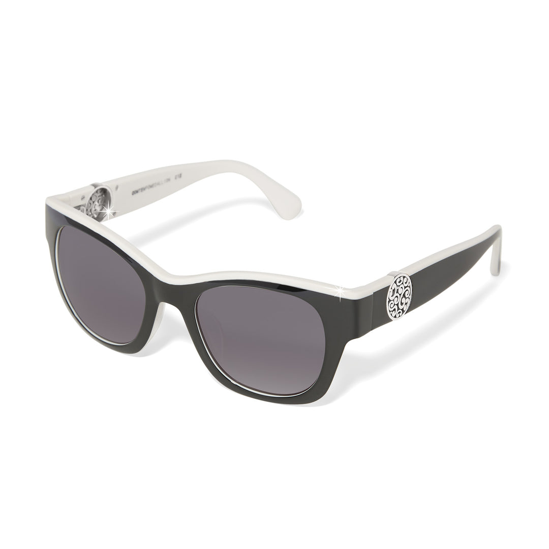 Brighton Contempo Medallion Dual Tone Sunglasses-06-Accessories-Brighton-Market Street Nest, Fashionable Clothing, Shoes and Home Décor Located in Mabank, TX