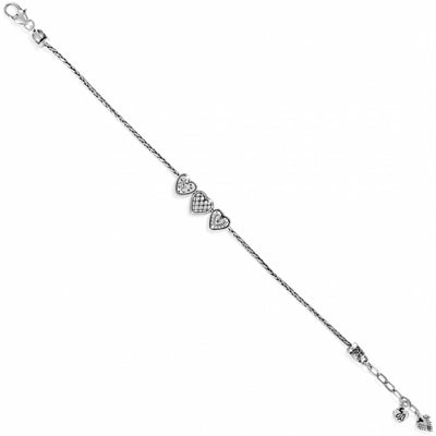Brighton Enchanted Hearts Anklet-Anklet-Brighton-Market Street Nest, Fashionable Clothing, Shoes and Home Décor Located in Mabank, TX