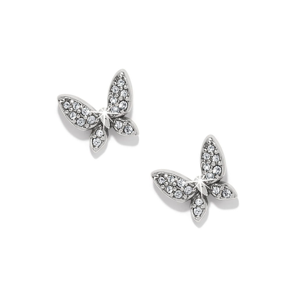 Brighton Enchanting Butterfly Post Earrings - Silver-01-Jewelry-Brighton-Market Street Nest, Fashionable Clothing, Shoes and Home Décor Located in Mabank, TX