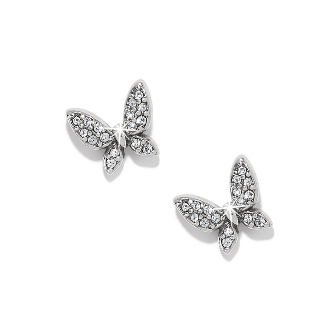 Brighton Enchanting Butterfly Post Earrings - Silver-01-Jewelry-Brighton-Market Street Nest, Fashionable Clothing, Shoes and Home Décor Located in Mabank, TX