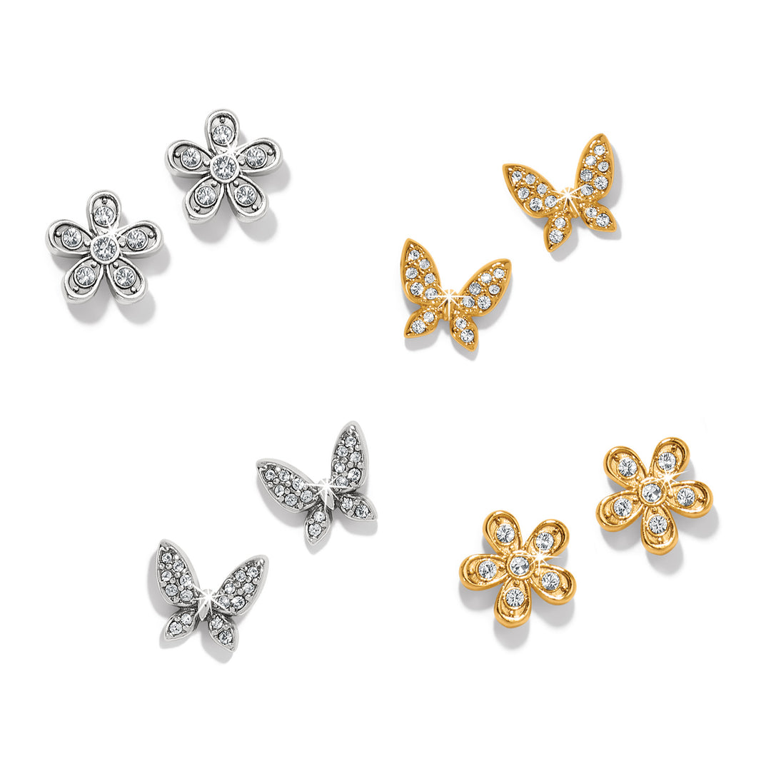 Brighton Enchanting Butterfly Post Earrings - Silver-01-Jewelry-Brighton-Market Street Nest, Fashionable Clothing, Shoes and Home Décor Located in Mabank, TX