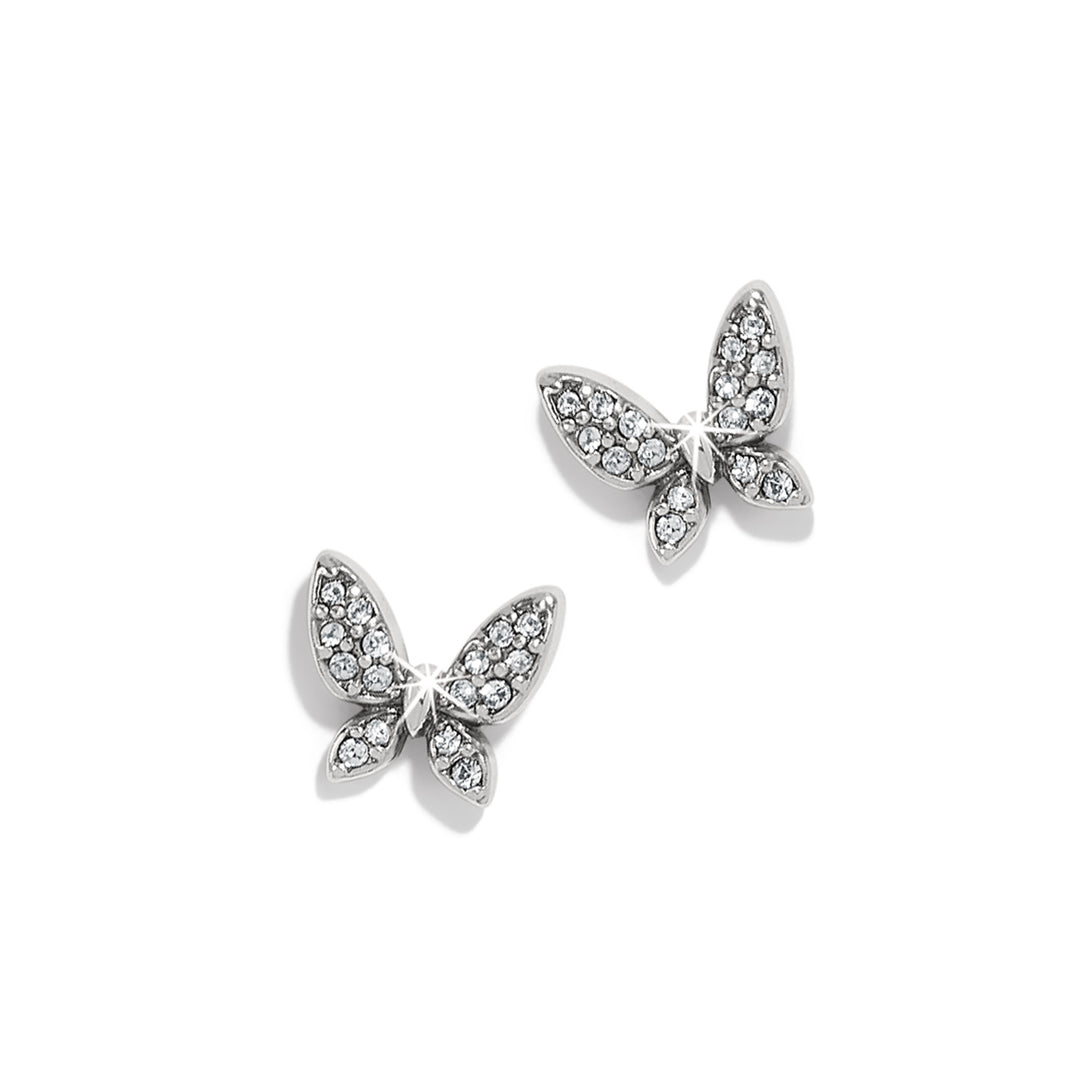 Brighton Enchanting Butterfly Post Earrings - Silver-01-Jewelry-Brighton-Market Street Nest, Fashionable Clothing, Shoes and Home Décor Located in Mabank, TX