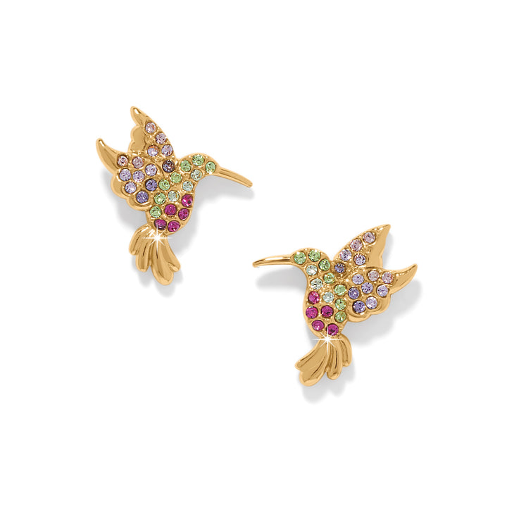 Brighton Enchanting Gem Hummingbird Earrings-01-Jewelry-Brighton-Market Street Nest, Fashionable Clothing, Shoes and Home Décor Located in Mabank, TX