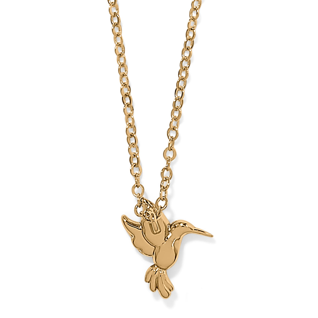 Brighton Enchanting Gem Hummingbird Necklace-01-Jewelry-Brighton-Market Street Nest, Fashionable Clothing, Shoes and Home Décor Located in Mabank, TX