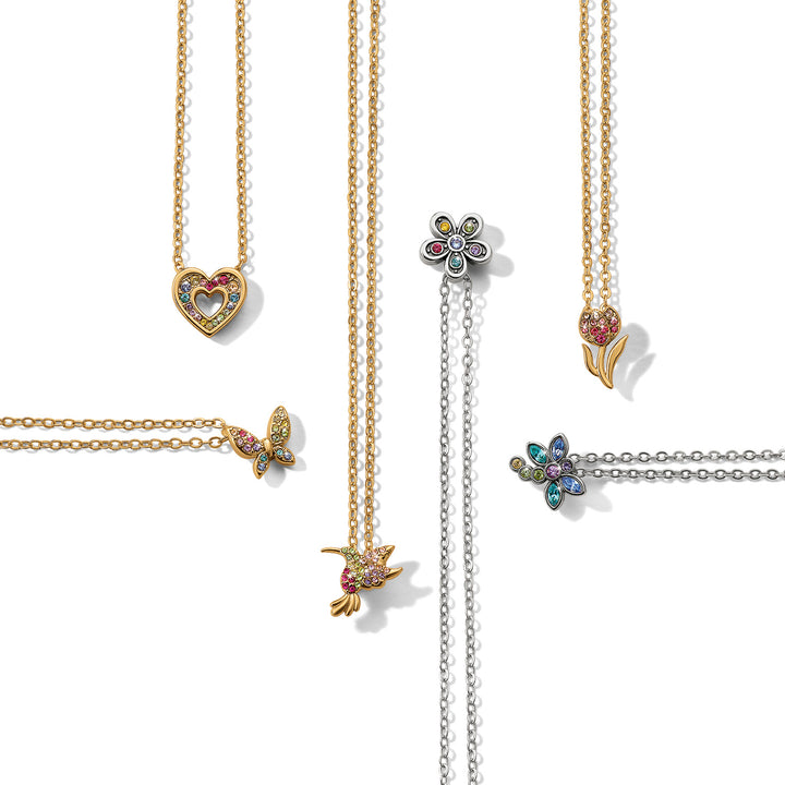 Brighton Enchanting Gem Hummingbird Necklace-01-Jewelry-Brighton-Market Street Nest, Fashionable Clothing, Shoes and Home Décor Located in Mabank, TX